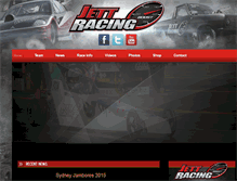 Tablet Screenshot of jettracing.com.au